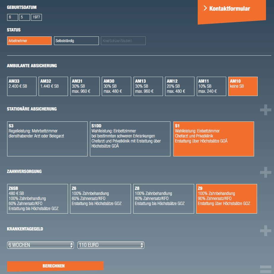 Vollversicherung der SDK