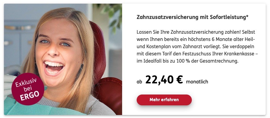 ERGO Zahn Sofortschutz