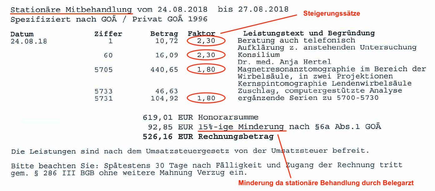 Was darf der Arzt berechnen? Versicherungsmakler Sven Hennig