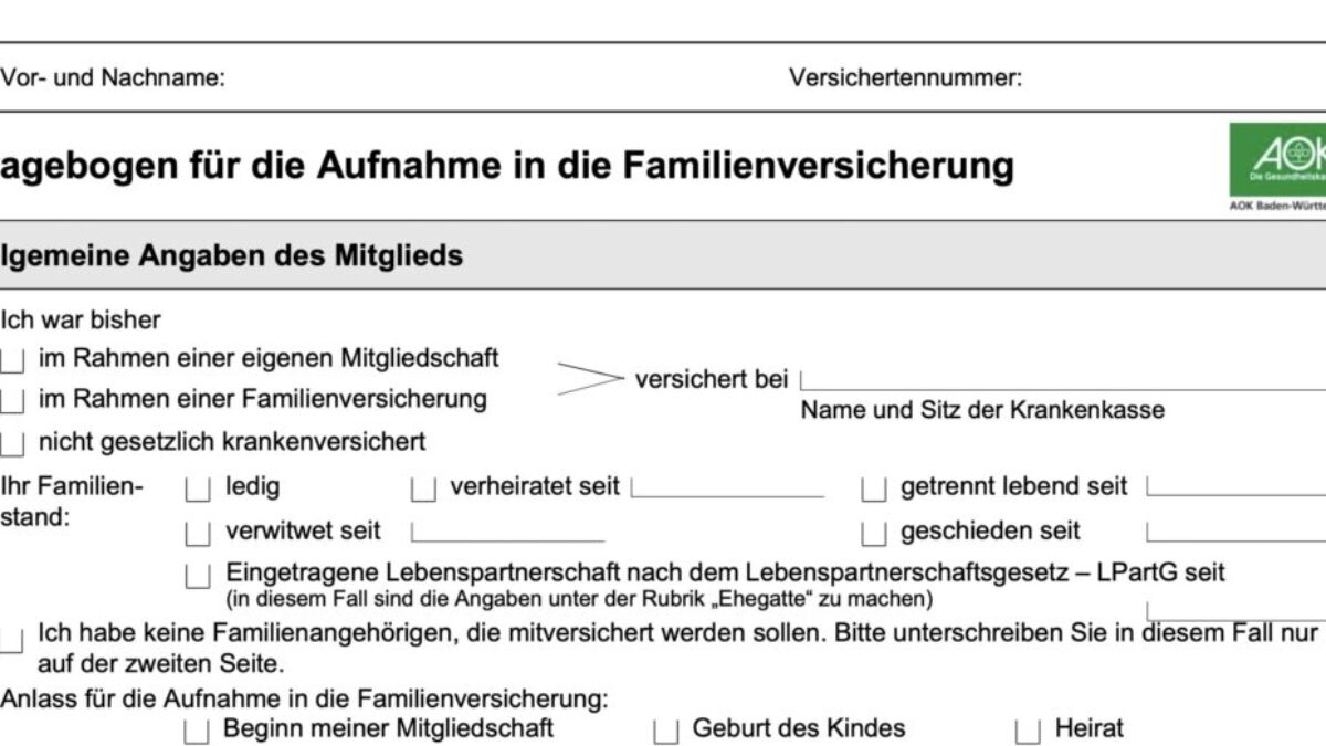 Familienversicherung der Kinder - Nachforderungen der Krankenkasse?