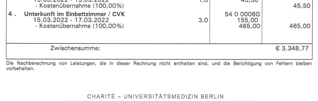 Was kostet ein Einzelzimmer