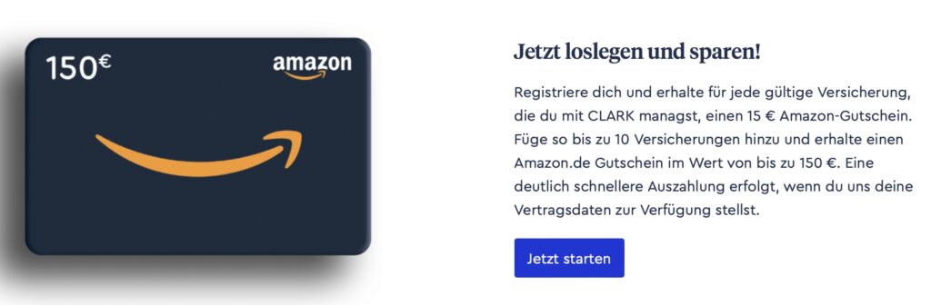 clark app 15 Euro pro Vertrag Werbung