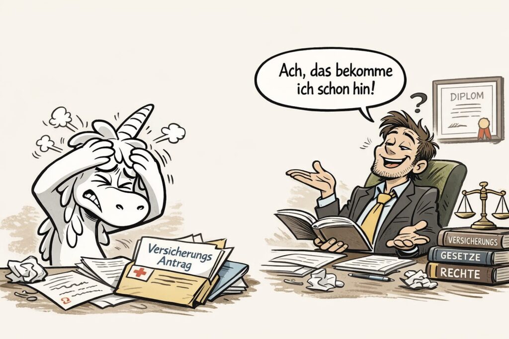 Rücktritt der PKV Makler Einhorn Anwalt